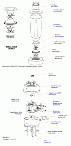 Diagram Diagram and Parts List for 1G919-G  Hamilton Beach Blender
